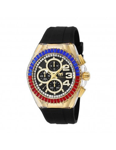 Technomarine Men's Watch - Cruise Glitz Quartz Chrono Black Rubber Strap | TM-121014 sélection de produits