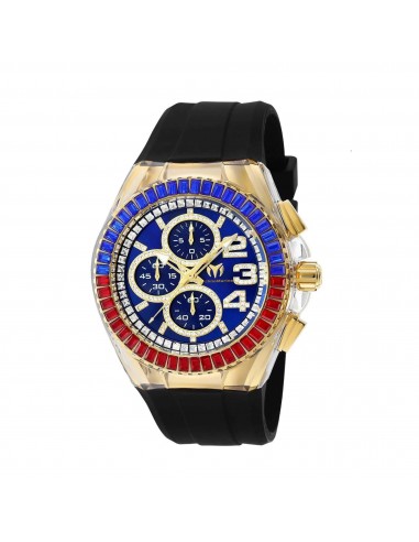 Technomarine Men's Watch - Cruise Glitz Quartz Chronograph Blue Dial Strap | TM-121015 votre restaurant rapide dans 