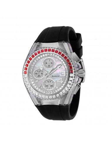 Technomarine Unisex Watch - Cruise Chrono Red and White Crystal Bezel | TM-121056 Comparez plus de prix