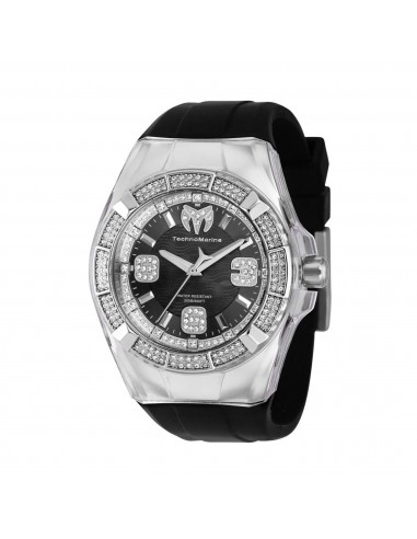 Technomarine Men's Watch - Cruise Glitz Silver Steel Case Silicone Strap | TM-121089 50-70% off 