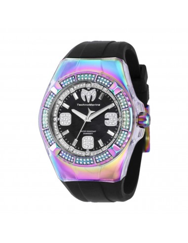 Technomarine Men's Watch - Cruise Glitz Quartz Black Dial Rubber Strap | TM-121096 online