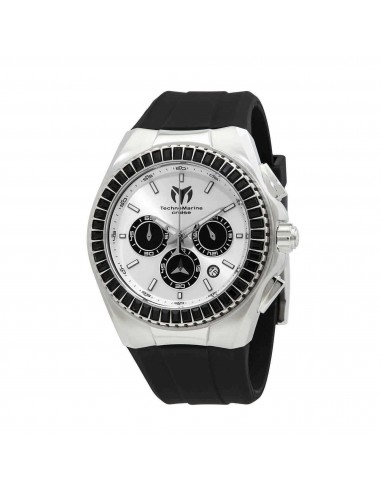 Technomarine Men's Watch - Cruise Chronograph Silver Tone and Black Dial | TM-121143 2023