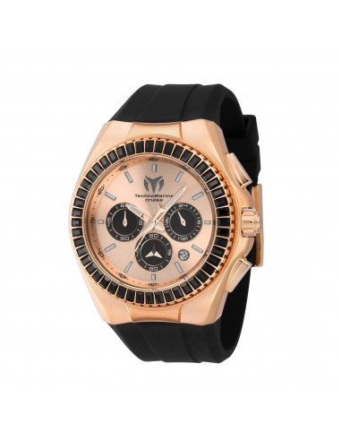 Technomarine Men's Watch - Cruise Chronograph Rose Gold and Black Dial | TM-121145 français