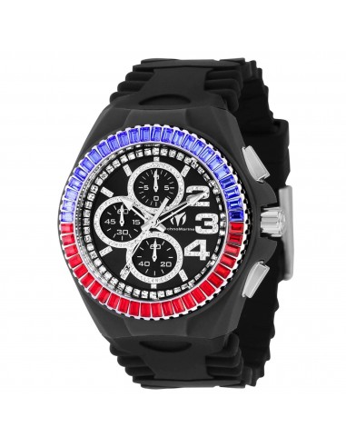 Technomarine Men's Watch - Cruise Jellyfish Chronograph Black Dial Strap | TM-121186 l'achat 