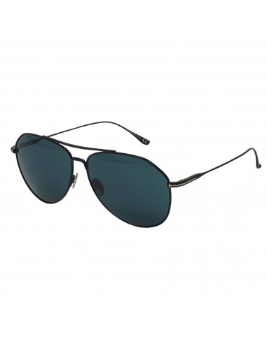 Tom Ford Men's Sunglasses - Cyrus Glossy Black Frame Blue Green Lenses | FT07476201V paiement sécurisé