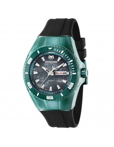 Technomarine Women's Watch - Cruise Green Case Black Dial Silicone Strap | TM-121219 Toutes les collections ici