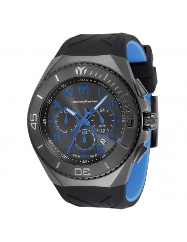 Technomarine Men's Chronograph Watch - Manta Ocean Black and Blue Strap | TM-220019 sélection de produits