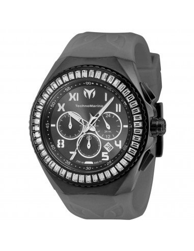 Technomarine Men's Watch - Manta Ocean Chrono Gunmetal Dial Grey Strap | TM-221041 2 - 3 jours ouvrés.