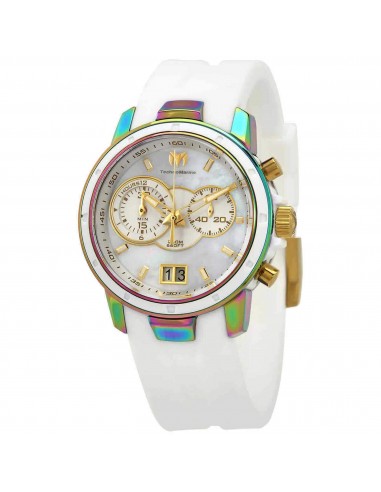 Technomarine Women's Chronograph Watch - UF6 White Mother of Pearl Dial | TM-615019 les ctes