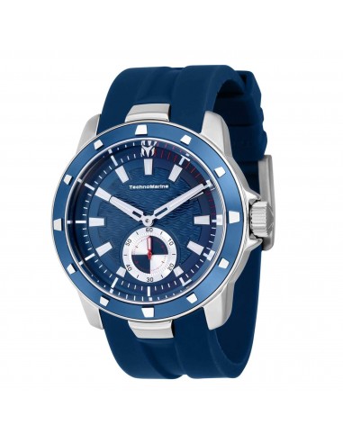 Technomarine Men's Watch - UF6 Quartz Blue Dial Silver Tone Case Strap | TM-621005 basket pas cher