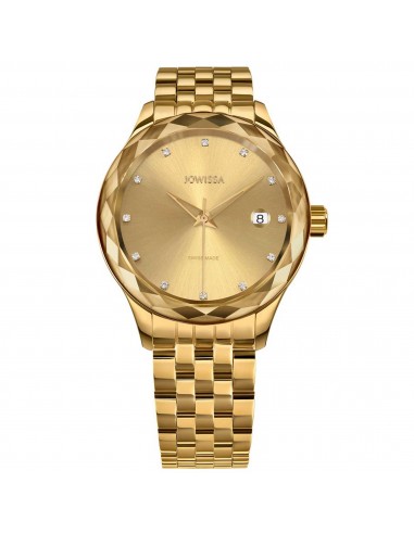 Jowissa Women's Watch - Tiro Swiss Quartz Date Display Gold Dial Bracelet | J6.235.M de l' environnement