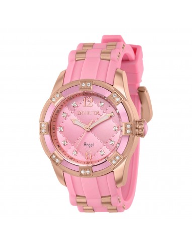 Invicta Women's Quartz Watch - Angel Two Tone Pink and Rose Gold Strap | 36715 une grave pollution 