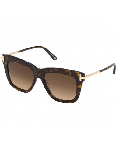 Tom Ford Women's Sunglasses - Dasha Dark Havana Butterfly Shape Frame | FT08225252F du meilleur 