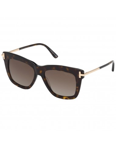 Tom Ford Women's Sunglasses - Dasha Square Shape Brown Polarized Lens | FT08225252H Faites des économies