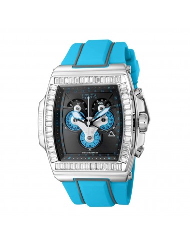 Invicta Men's Watch - S1 Rally Diablo Chronograph Date Grey and Blue Strap | 43367 Toutes les collections ici