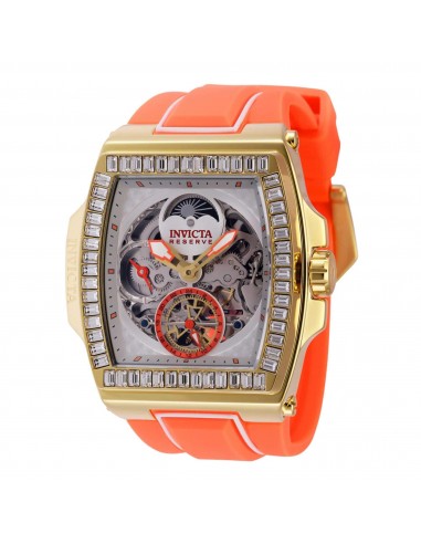 Invicta Men's Watch - S1 Rally Diablo Automatic Orange and White Rubber Strap | 43428 plus qu'un jeu 