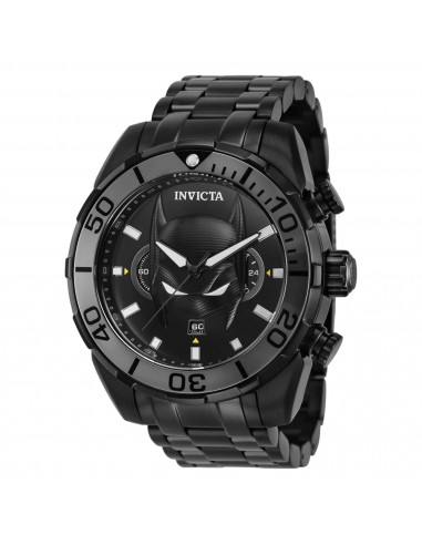 Invicta Men's Chronograph Watch - DC Comics Batman Black Dial Bracelet | 43599 brillant des détails fins