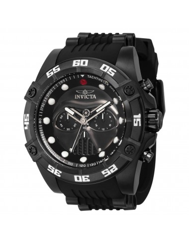 Invicta Men's Chrono Watch - Star Wars Darth Vader Grey and Black Dial Strap | 40081 la colonne vertébrale