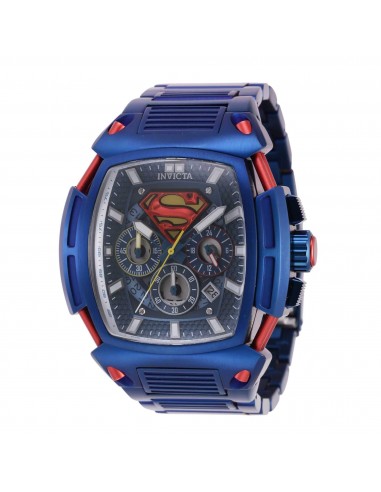 Invicta Men's Watch - DC Comics Superman Chronograph Stainless Steel Bracelet | 41298 acheter en ligne