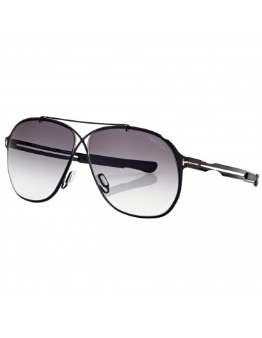 Tom Ford Men's Sunglasses - Orson Grey Lens Black Metal Full Rim Frame | FT08296101B soldes