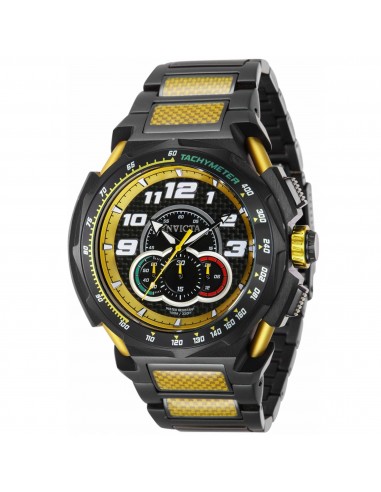 Invicta Men's Chronograph Watch - JM Correa Black and Yellow Dial Bracelet | 43784 Comparez plus de prix