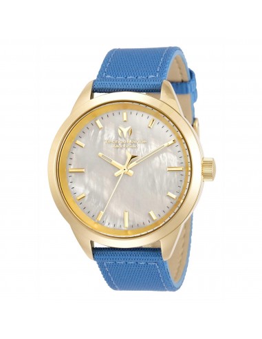 Technomarine Women's Quartz Watch - MoonSun MOP Dial Blue Nylon Strap | TM-820001 de la marque