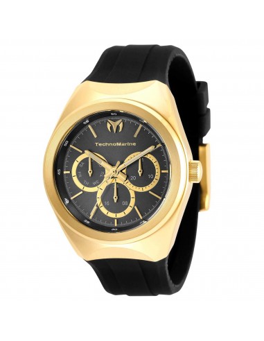 Technomarine Women's Quartz Watch - MoonSun Black and Gold Tone Dial Strap | TM-820017 Vous souhaitez 