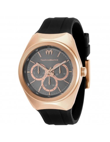 Technomarine Women's Quartz Watch - MoonSun Black and Rose Gold Dial Strap | TM-820019 Vous souhaitez 