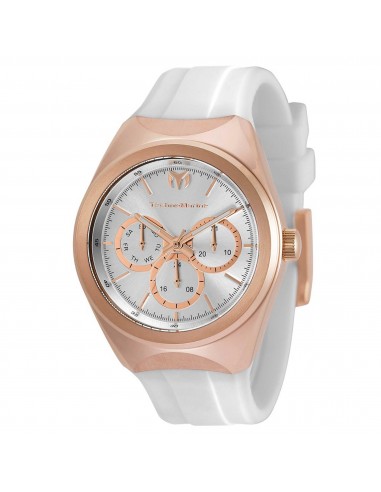 Technomarine Women's Quartz Watch - MoonSun Silver and Rose Gold Tone Dial | TM-820020 rembourrage situé sous