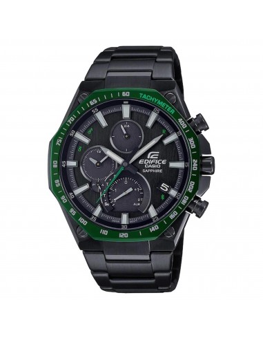 Casio Men's Watch - Edifice Bluetooth Smartphone Link Black Bracelet | EQB1100XDC-1A la livraison gratuite