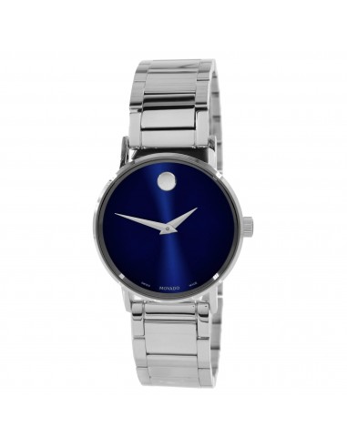 Movado Women's Quartz Watch - Blue Dial Silver Stainless Steel Bracelet | 0607235 l'évolution des habitudes 