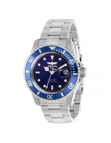 Invicta Men's Quartz Watch - Pro Diver Silver Tone and Blue Rotating Bezel | 37156 de l' environnement