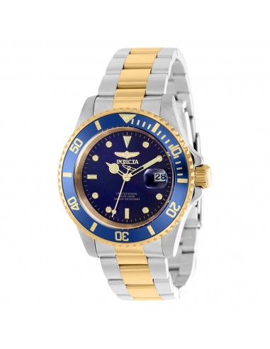 Invicta Men's Watch - Pro Diver Quartz Gold Tone and Blue Rotating Bezel | 37157 l'achat 