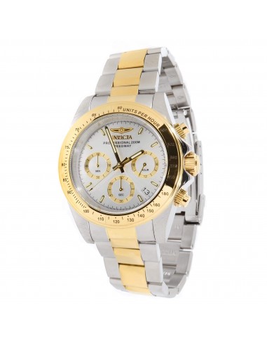 Invicta Men's Chronograph Watch - Speedway Silver Tone Dial Two Tone Case | 37170 pas chere