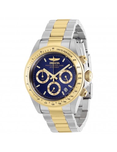 Invicta Men's Chronograph Watch - Speedway Blue Dial Two Tone Bracelet | 37173 Vous souhaitez 