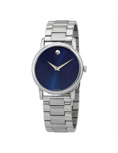 Movado Men's Quartz Watch - Classic Museum Blue Dial Stainless Steel Bracelet | 2100015 Par le système avancé 