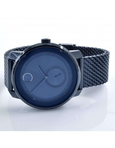 Movado Men's Quartz Watch - Bold Blue Dial Stainless Steel Mesh Bracelet | 3600680 meilleur choix