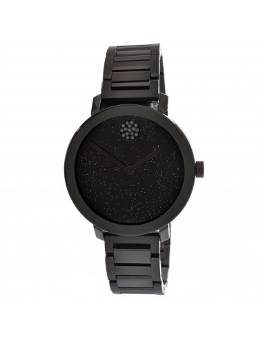 Movado Women's Watch - Bold Evolution Black Glitter Dial Steel Bracelet | 3600829 pas cher