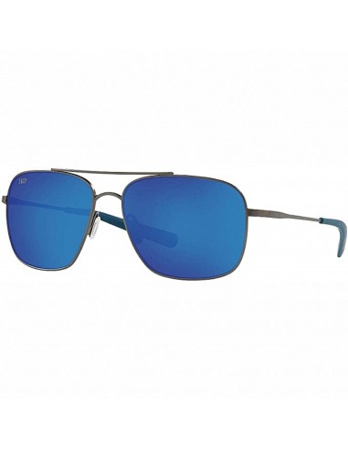 Costa Del Mar Men's Sunglasses - Canaveral Brushed Gray Titanium Frame | 006S6002 59 les muscles