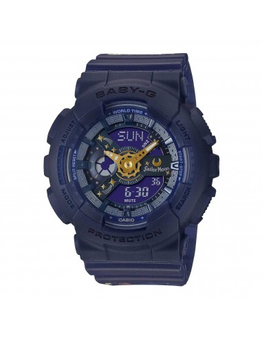 Casio Women's Watch - Baby-G Pretty Guardian Sailor Moon Blue Strap | BA110XSM-2A En savoir plus