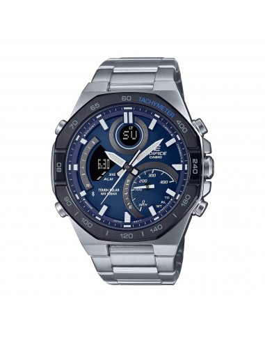 Casio Men's Watch - Edifice Blue Ana-Digi Dial Steel Bracelet Bluetooth | ECB950DB-2A votre restaurant rapide dans 