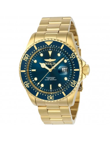 Invicta Men's Watch - Pro Diver Navy Blue Dial Date Display Steel Bracelet | 23388 Les magasins à Paris et en Île-de-France