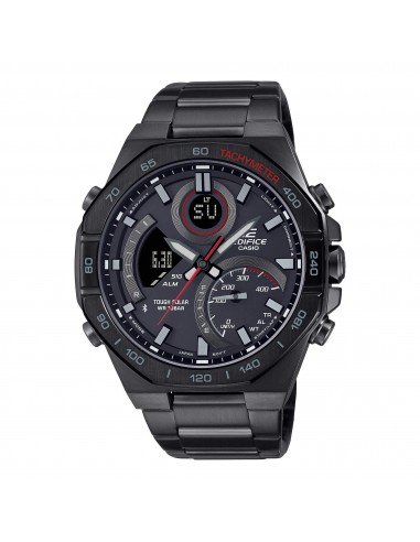 Casio Men's Watch - Edifice Ana-Digi Dial Black Steel Bracelet Bluetooth | ECB950DC-1A Dans la société mordern