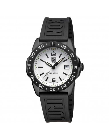 Luminox Unisex Watch - Pacific Diver Ripple Date White Dial Black Rubber Strap | XS.3127M 2024