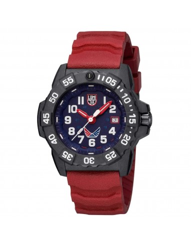 Luminox Men's Watch - X Volition Navy Seal Dive Red Rubber Strap | XS.3501.LM.VO.SET s'inspire de l'anatomie humaine