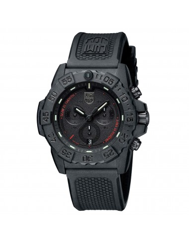 Luminox Men's Watch - Navy Seal Chronograph Military Black Dial Strap | XS.3581.SIS livraison et retour toujours gratuits