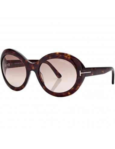 Tom Ford Women's Sunglasses - Liya Dark Havana Full Rim Acetate Frame | FT09186052F vente chaude votre 