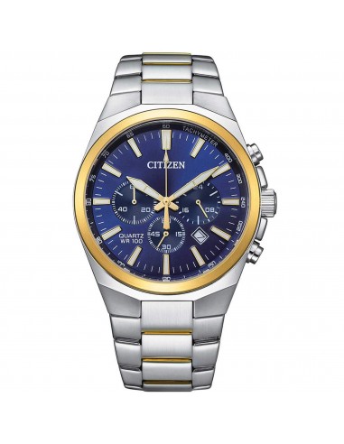 Citizen Men's Watch - Chronograph Date Display Blue Dial Steel Bracelet | AN8176-52L À commander