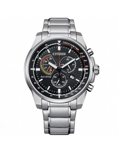 Citizen Men's Watch - Core Chrono Black Dial Stainless Steel Bracelet | AT1190-87E Les magasins à Paris