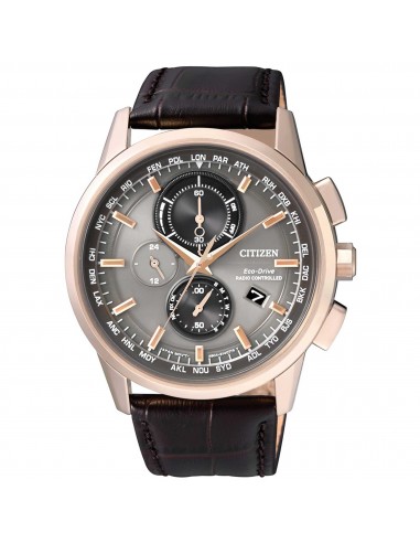 Citizen Men's Watch - Eco-Drive Black and Grey Dial Steel Chronograph | AT8113-12H 50% de réduction en Octobre 2024